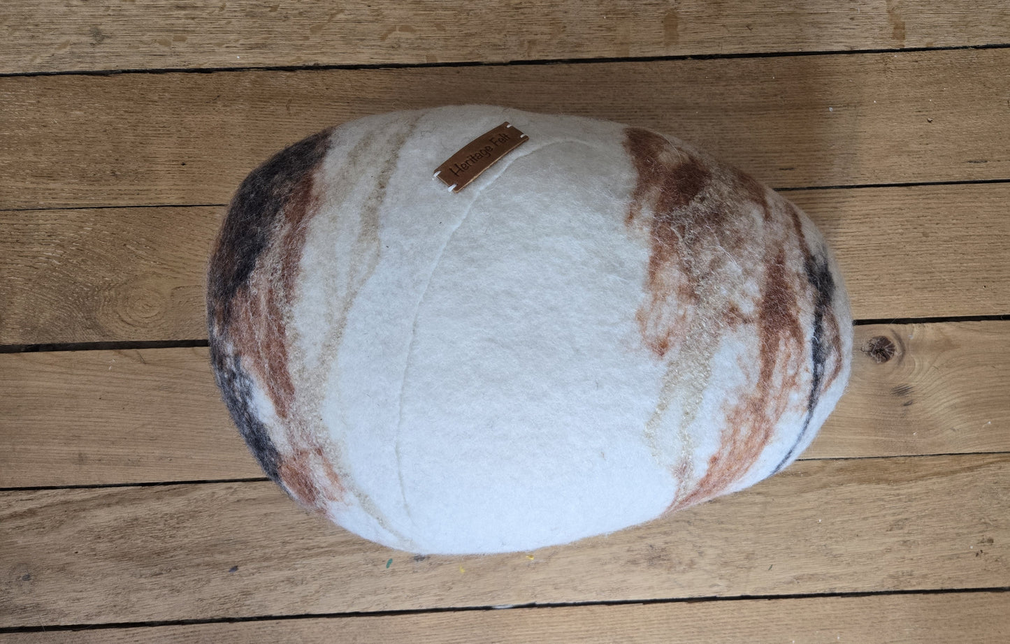 River Rock Pillow - Medium Grey