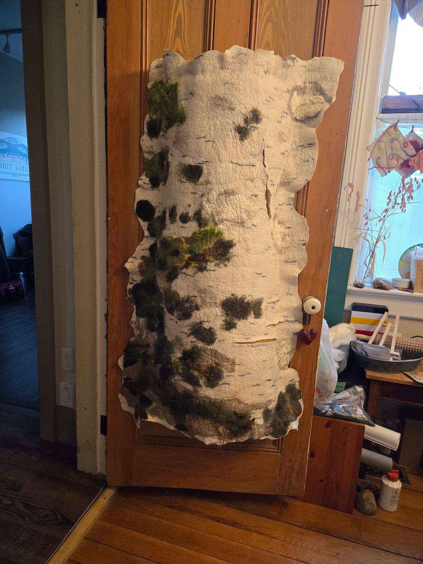 Echoes Etched in White and Green