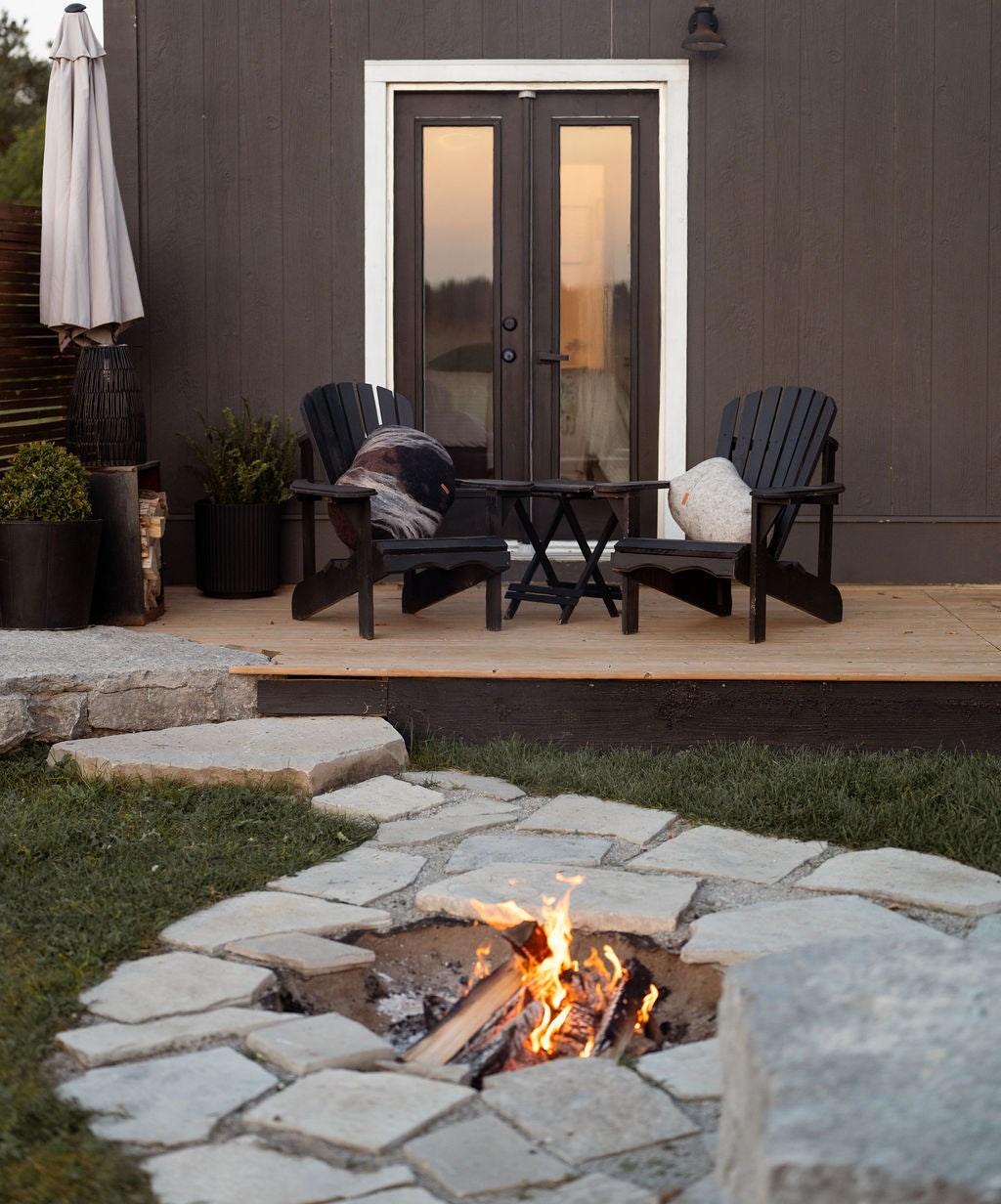 River Rock Pillow - Dark Brown