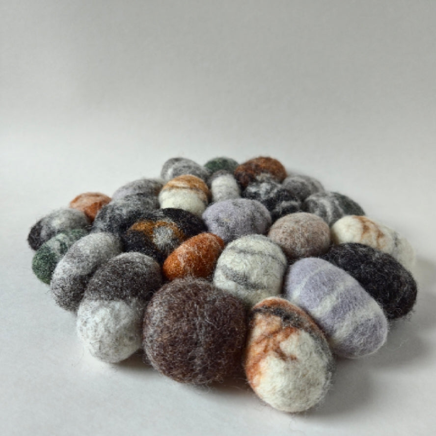 River Rock Wool Trivet