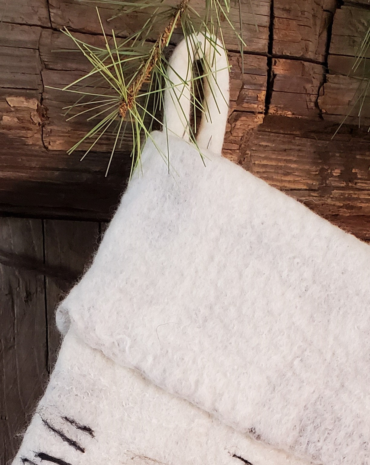 Christmas Stocking - Birch Bark