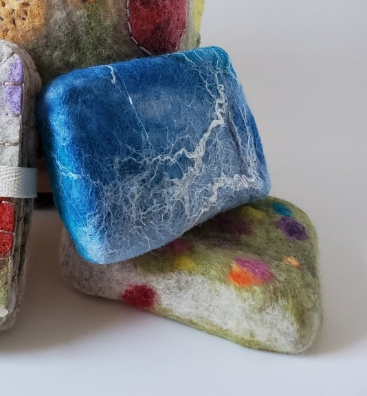 Wildflower Felted Lemongrass Soap
