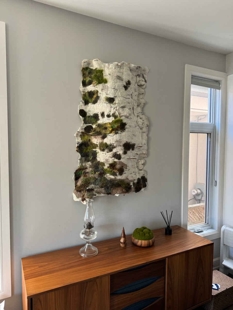 Echoes Etched in White and Green