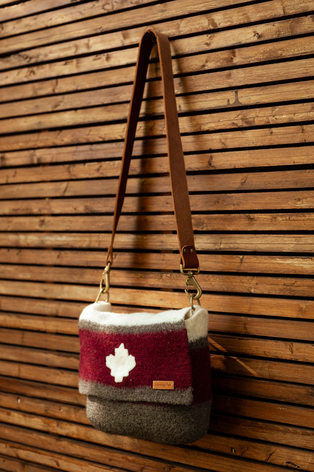 Wool Crossbody Bag