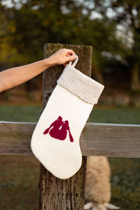 Christmas Stocking - Tandem Canoeists