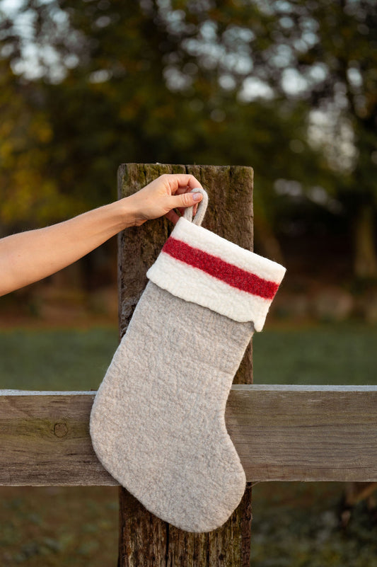 Christmas Stocking - Wool Sock