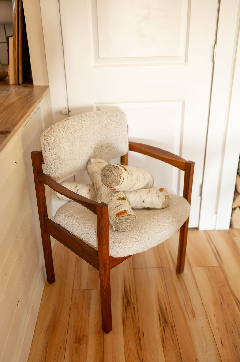 Birch Log Pillows