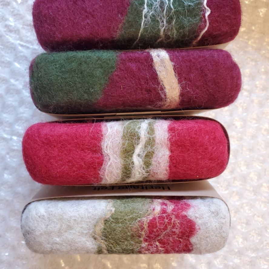 Felted Christmas Soaps