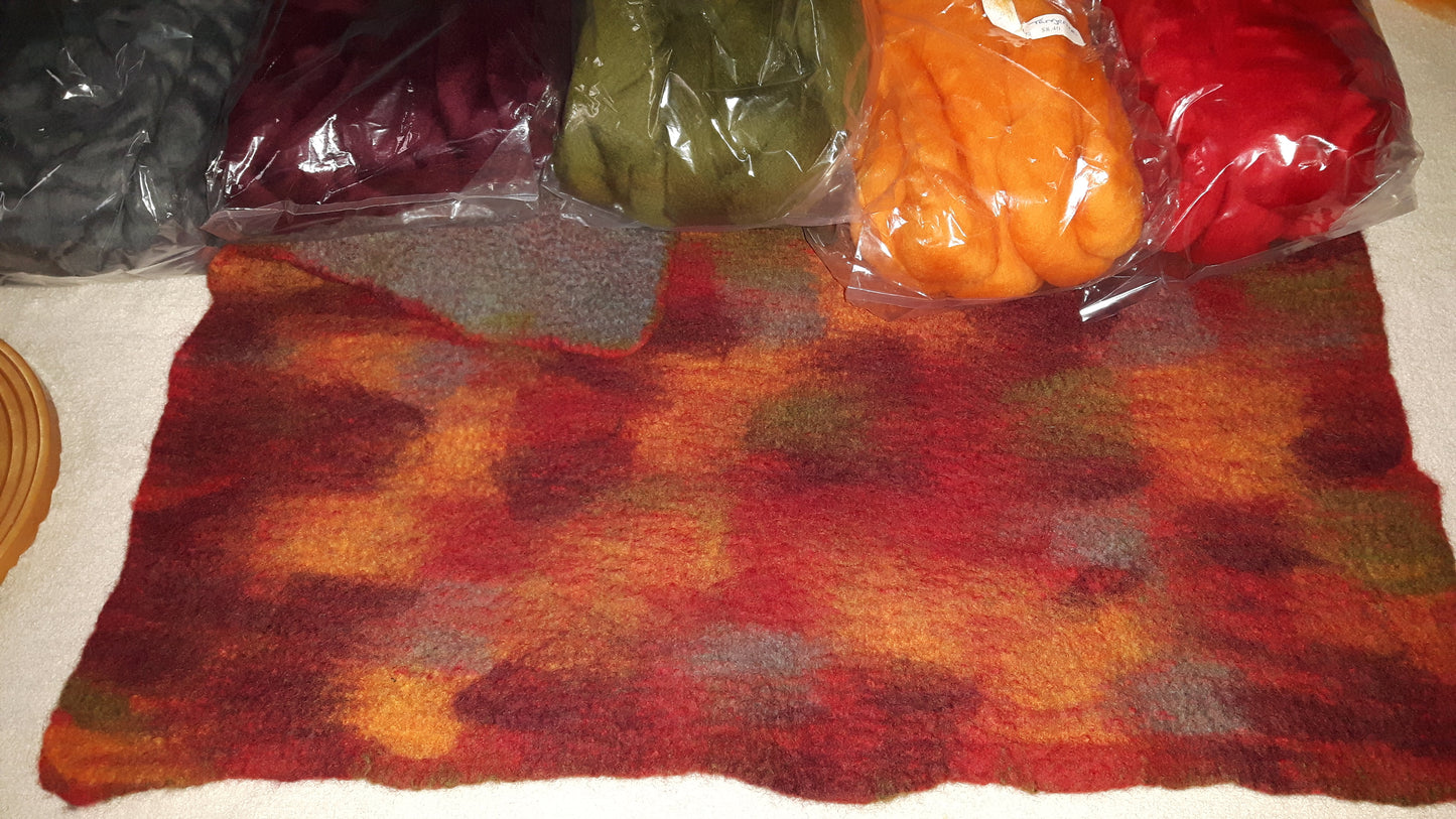 Fall -Coloured Maple Leaf Coasters