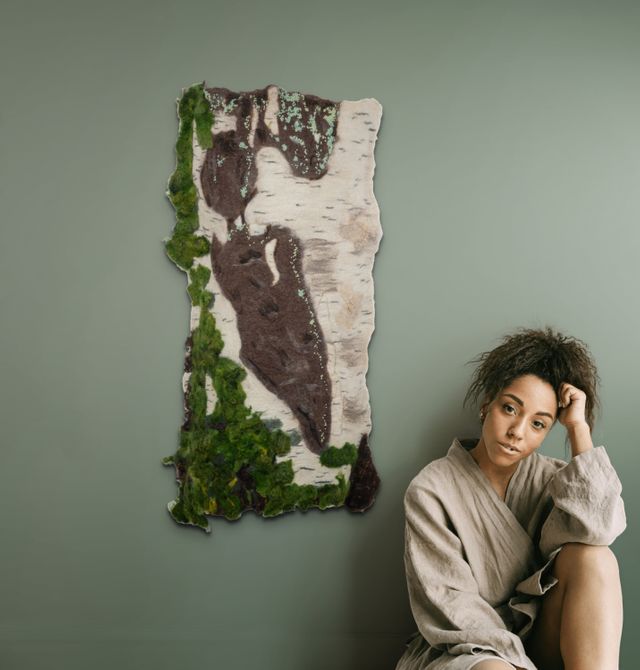 Under Quiet Canopy of Birch Shadows